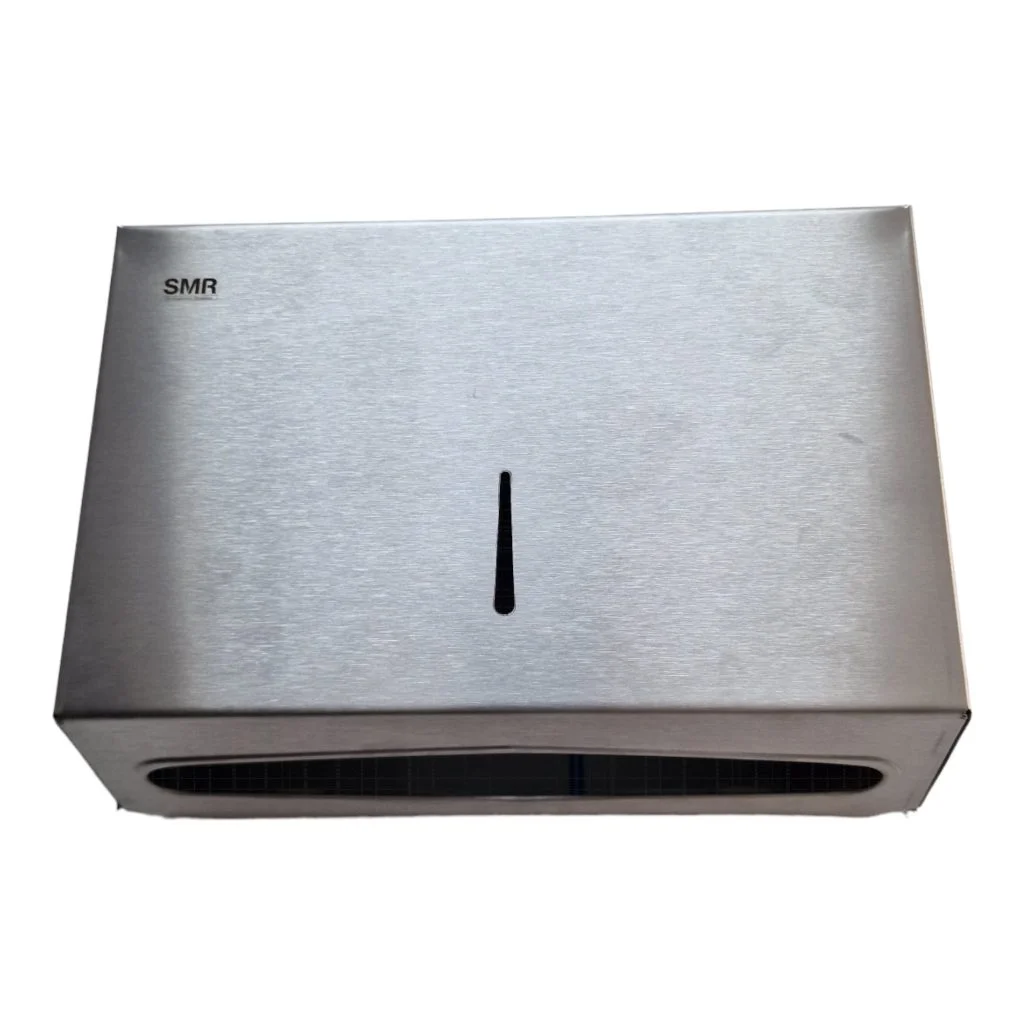 Dispenser manual din otel inoxidabil pentru prosoape de hartie, Z Fold 200 coli [2]