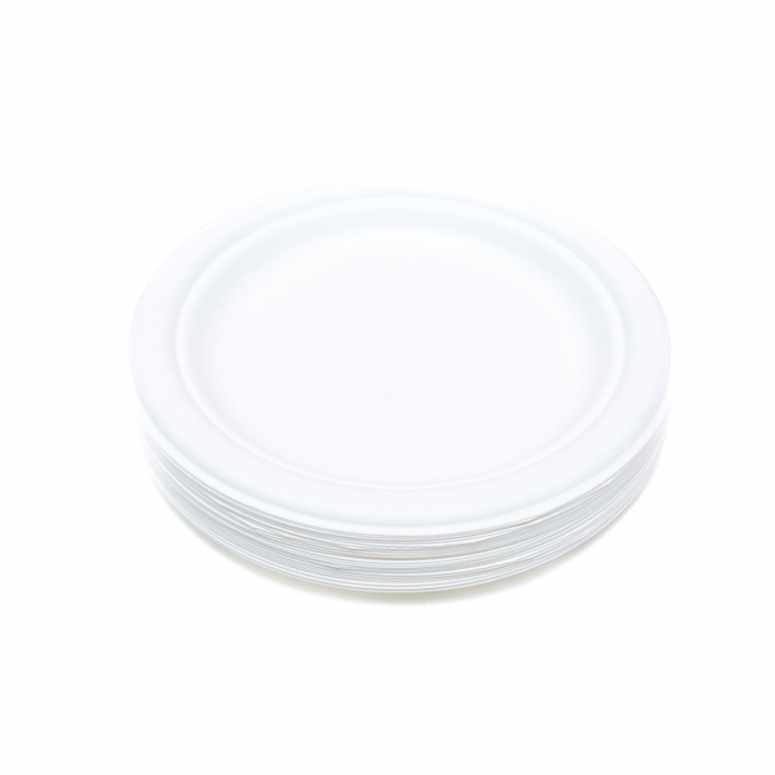 Farfurii Bio din Trestie, 22cm, Set 50 [2]