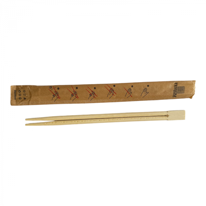 Bete mancare chinezeasca, 23cm, 100buc/set, ambalate individual in hartie [3]