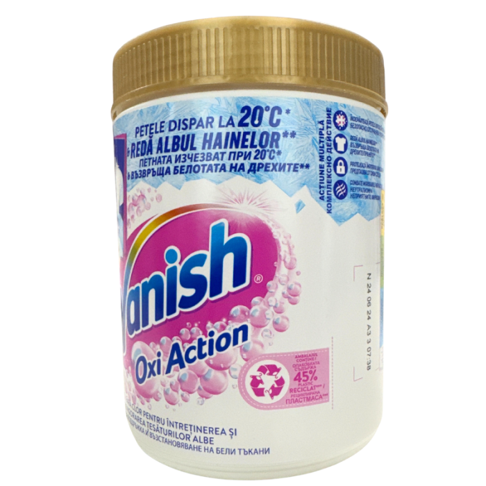 Pudra pentru indepartarea petelor VANISH Oxi Action, haine albe, 960g [2]
