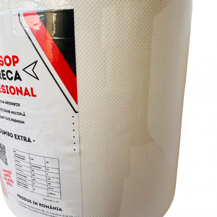 Rola Prosop JUMBO Extra 200, 167M, 1.55 kg, 2 straturi,100% celuloza [3]
