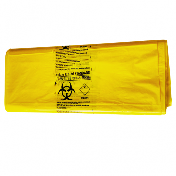 Saci menajeri galbeni, deseuri infectioase, 120L [2]
