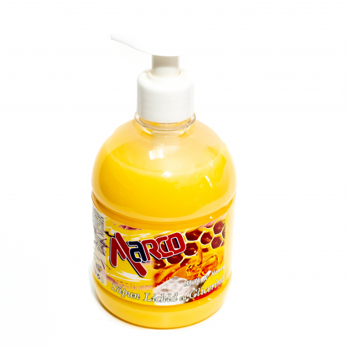Sapun Lichid cu Pompita, Marco Lapte si Miere, 500ml [2]