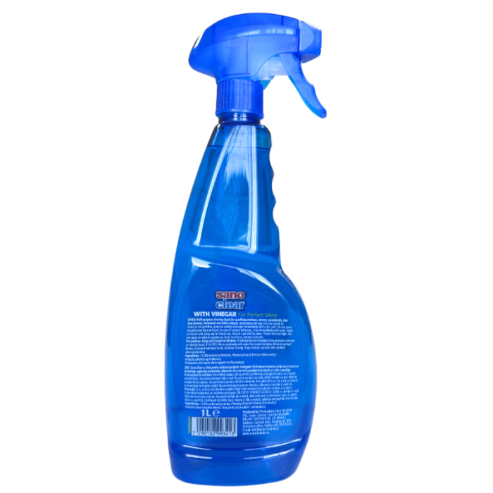 Solutie geamuri Sano Clear cu pulverizator, 1L [2]