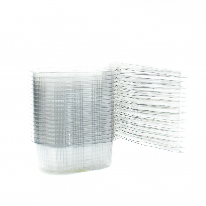 Sosiere Plastic + Capac Atasat, 50cc, Set 100 buc [3]