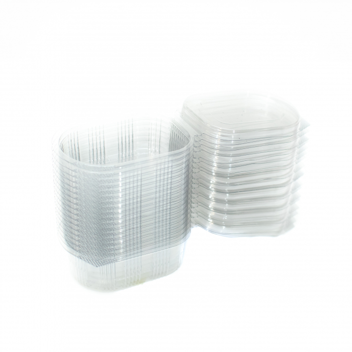 Sosiere Plastic + Capac Atasat, 50cc, Set 100 buc [2]