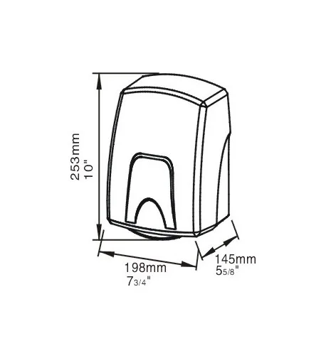 Uscator de maini din ABS HD150 [2]