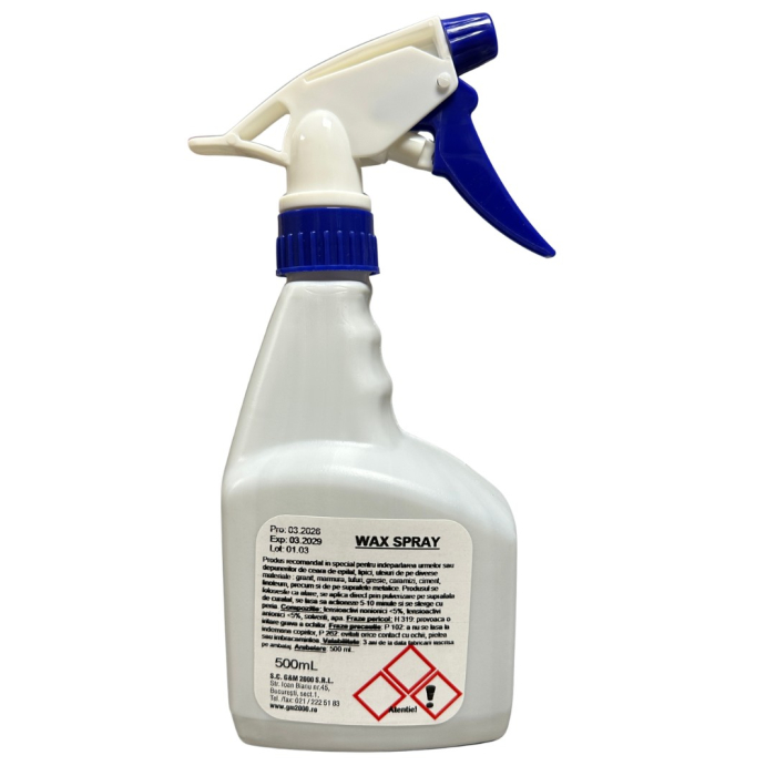 Wax Spray Detergent Indepartare Ceara, 500ml [2]