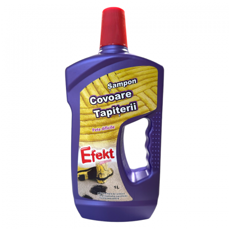 Detergenti - Efekt Șampon Covoare & Tapițerii - pete dificile, 1L
