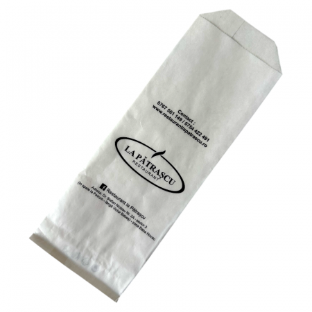 Produse Personalizate - Plic port tacâm personalizat de unică folosință din hârtie
