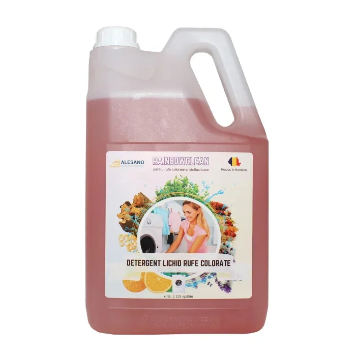 Detergenti - Detergent lichid pentru rufe colorate, 5L, RainbowClean
