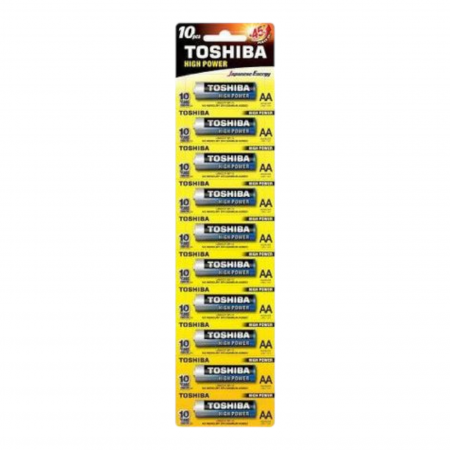 Birotica si Papetarie - Baterii alcaline Toshiba, AA, 10 buc. / set