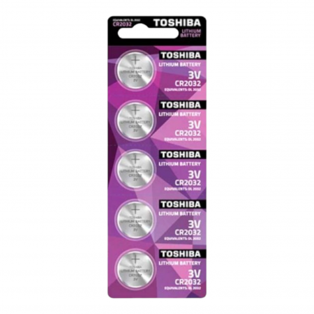 Birotica si Papetarie - Baterii alcaline Toshiba, CR2032, 5 buc. / set