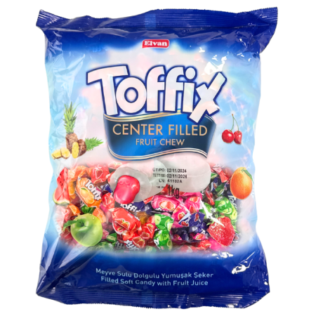 Protocol - Bomboane gumate cu aroma de fructe, Toffix Mix, 1 kg