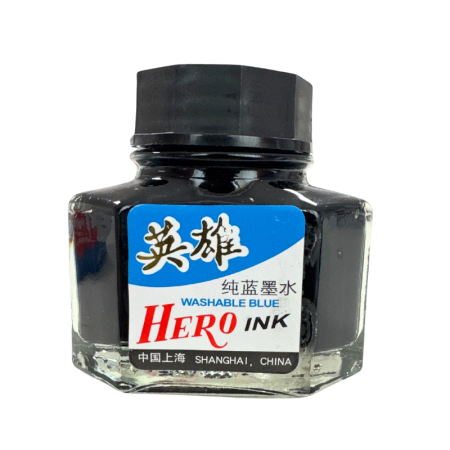Cerneala albastra Hero Ink, calimara 50 ml [2]
