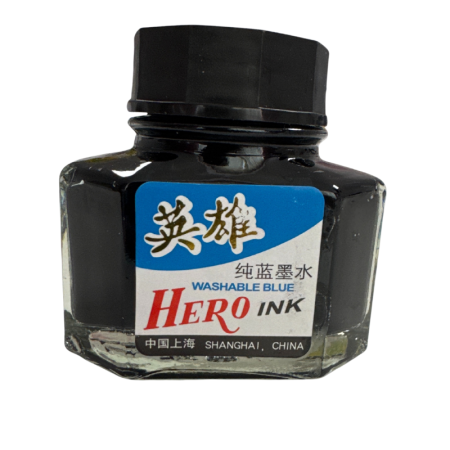 Cerneală pentru stilou, neagră, Hero Ink, 60 ml [2]