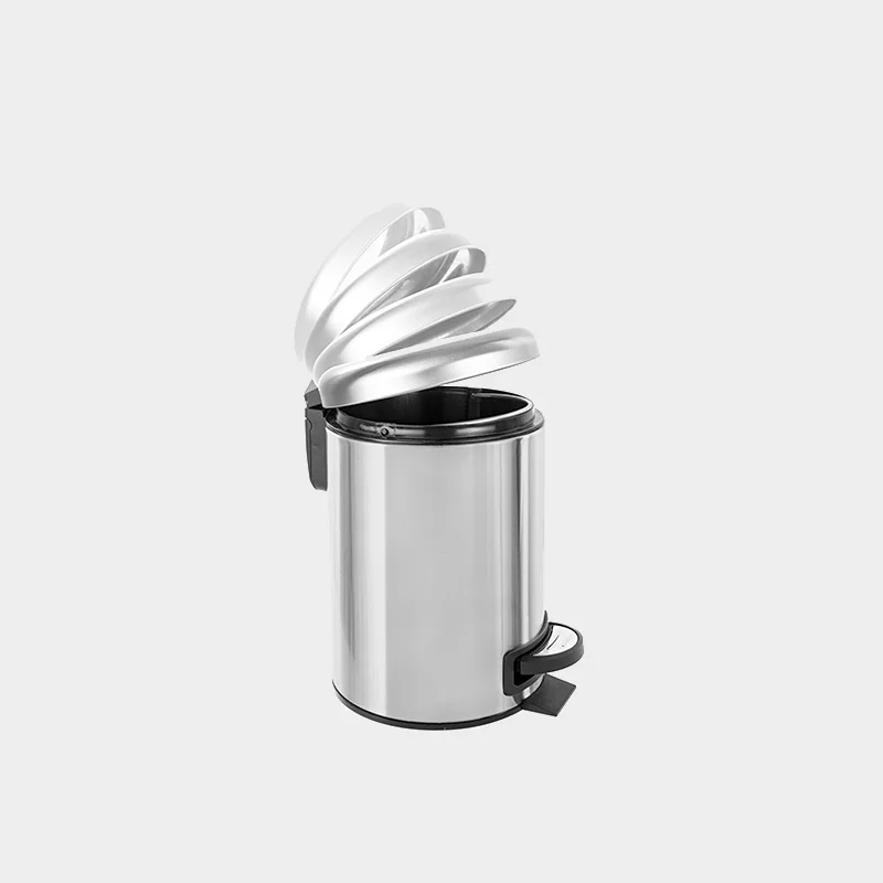 Cos de gunoi Elite cu pedala, din inox, 5 litri [2]