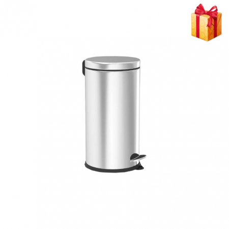 Cosuri de Gunoi - Cos de gunoi din inox cu pedala, 12 litri