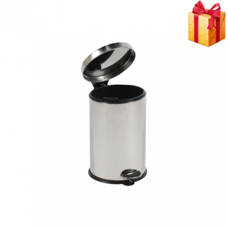 Cosuri de Gunoi - Cos de gunoi din inox cu pedala, 16 litri