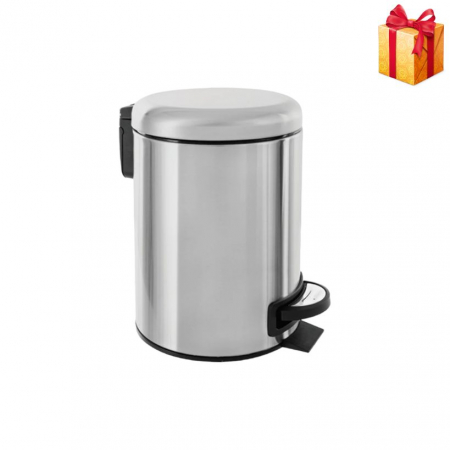 Cosuri de Gunoi - Cos de gunoi Elite cu pedala, din inox, 5 litri