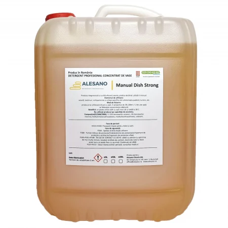 Detergenti - Detergent vase manual, superconcentrat, 10L, ManualDishStrong