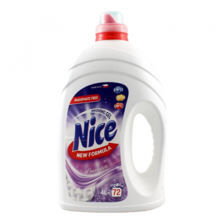Detergenti - Detergent rufe gel, Nice, Lavanda, 4L