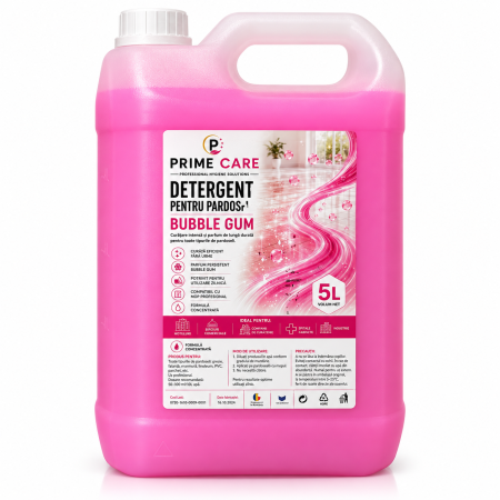 Detergenti - Detergent Pardoseli Profesional Bubble Gum, 5L