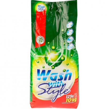 Detergenti rufe si balsam - Detergent rufe Automat, Wash with Style, 10kg, 125 spalari