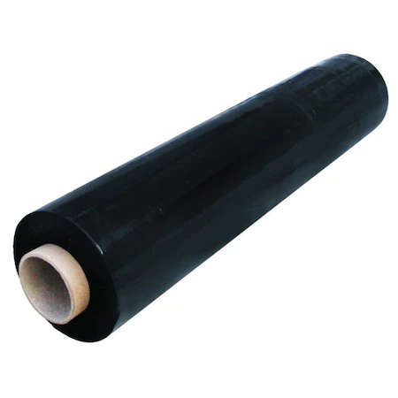 Birotica si Papetarie - Folie Stretch Neagra, folie de paletat,  23 microni, 1.5kg
