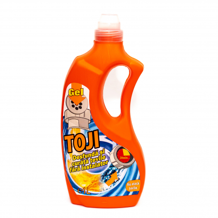 Detergenti Baie si Toaleta - Gel pentru desfundarea tevilor, Toji, 1L