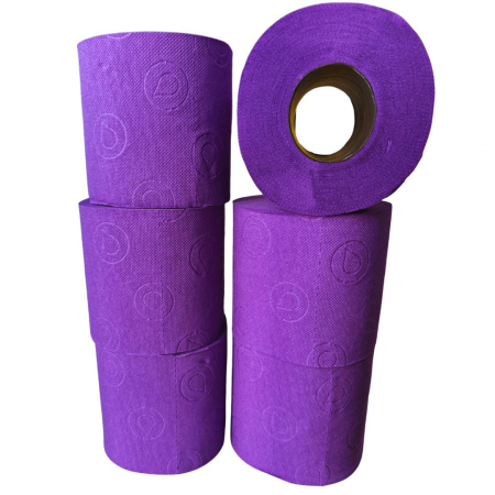 Hartie Igienica si Prosoape - Hartie igienica mov, 3 straturi, 6 role