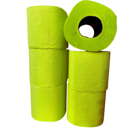 Hartie Igienica si Prosoape - Hartie igienica verde, 3 straturi, 6 role