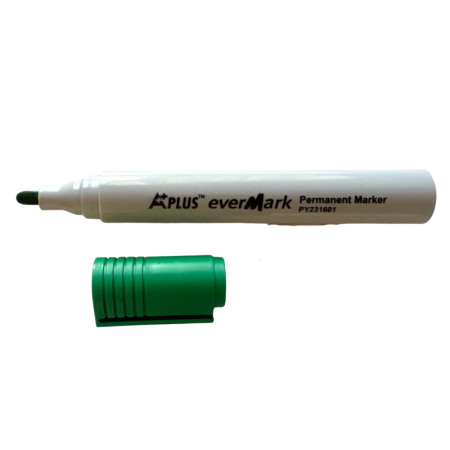 Marker permanent verde, A Plus+, Evermark [1]
