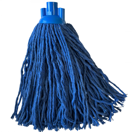 Accesorii curatenie - Mop albastru din bumbac, 250g