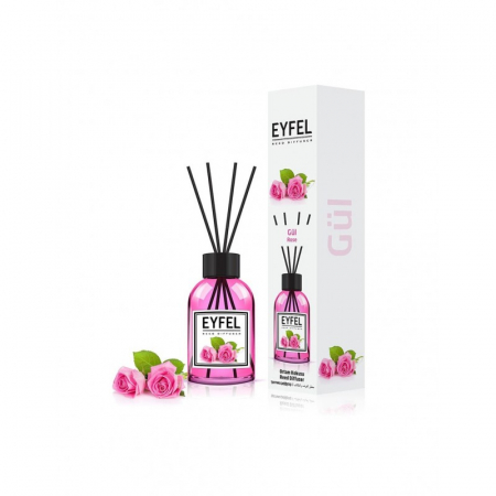 Odorizante - Odorizant camera cu betisoare Eyfel Trandafir, 120ml