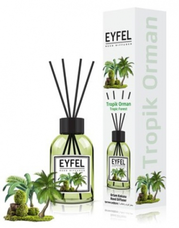 Odorizante - Odorizant camera cu betisoare Eyfel Tropical Forest, 120ml