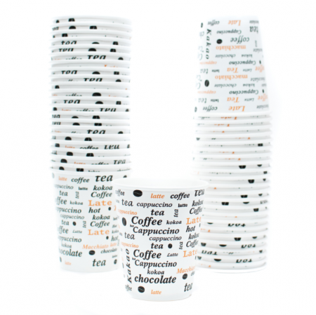 Pahare carton - Pahar Carton 200ml, Set 50 bucati