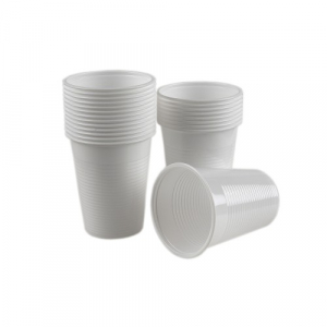 Set 100 buc Pahare Unica Folosinta Albe, 200ml [2]