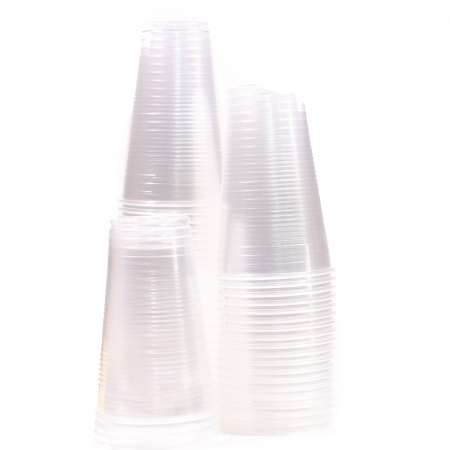 Ambalaje plastic - Pahare Unica Folosinta Transparente, 330ml, Set 50 bucati