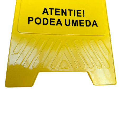 Panou indicator avertizare „Podea umedă / Wet floor” [4]