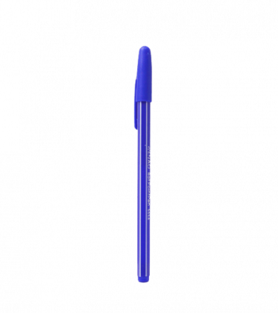 Birotica si Papetarie - Pix cu corp hexagonal, albastru