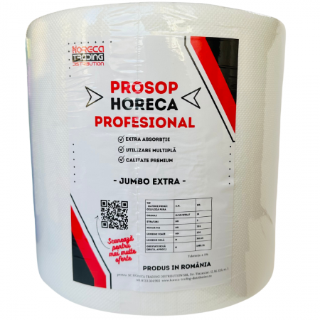 Rola Prosop JUMBO Extra 200, 167M, 1.55 kg, 2 straturi,100% celuloza