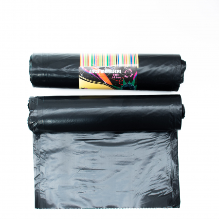 Accesorii curatenie - Saci menajeri 240L, LDPE, Ultrarezistenti, 10 bucati / rola
