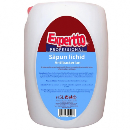 Sapunuri - Sapun lichid antibacterian, Expertto, 5L