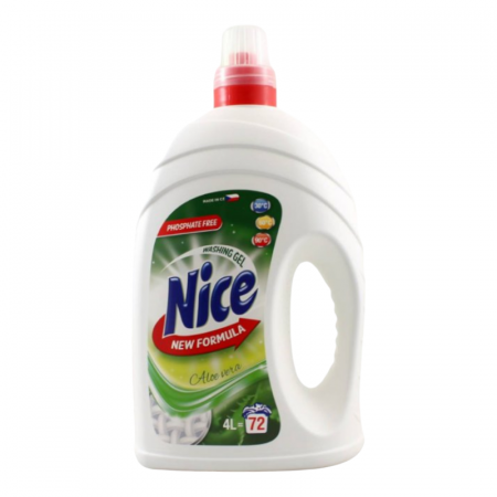 Detergenti - Detergent rufe gel, Nice, Aloe Vera, 4L
