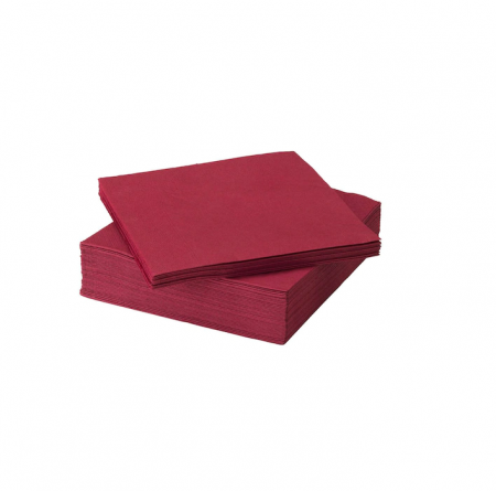 Hartie Igienica si Prosoape - Servetele Bordo, 33x33cm, 2 straturi, 150buc/pac