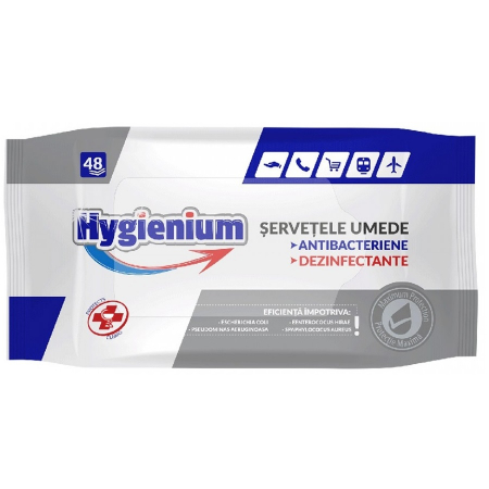 Detergenti - Servetele Dezinfectante Hygienum, 48 Buc