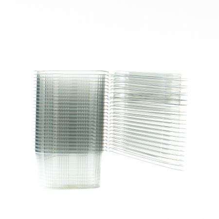Sosiere Plastic + Capac Atasat, 80cc, Set 100 buc [1]