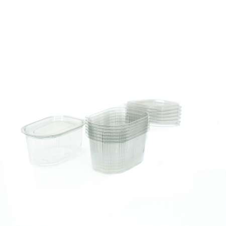 Sosiere Plastic + Capac Atasat, 80cc, Set 100 buc [3]