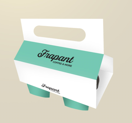 Produse Personalizate - Suport carton personalizat pentru 2 pahare